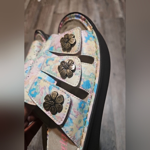 💜Alegria By PG Lite Leather Sandals Earth Goddess Multicolor Zize 38🩷 - Picture 9 of 14